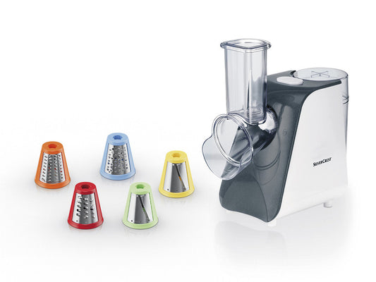 SILVERCREST® Grattugia elettrica, 150 W, 5 accessori