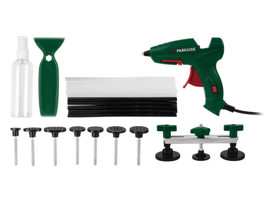PARKSIDE® Kit di riparazione ammaccature auto con pistola a colla, 21 pezzi