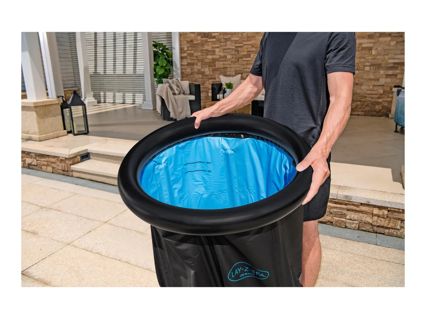 BESTWAY® Ledo vonia LAY-Z-SPA® Glacial Zen™ Ø 86 x 78 cm, 230 l