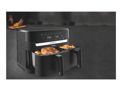 Tefal Easy Fry Dual Friggitrice ad aria a doppio cestello EY901N40, 8,3 L, 2700 W