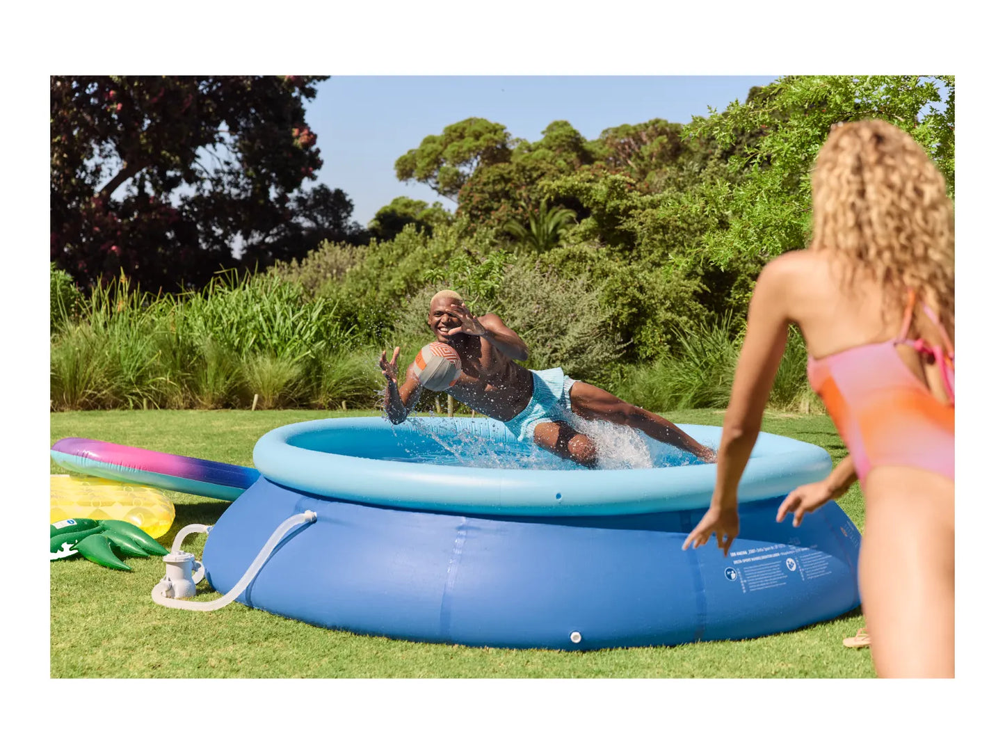 CRIVIT® Piscine Quick-up avec pompe de filtration, Ø 300 x 76 cm