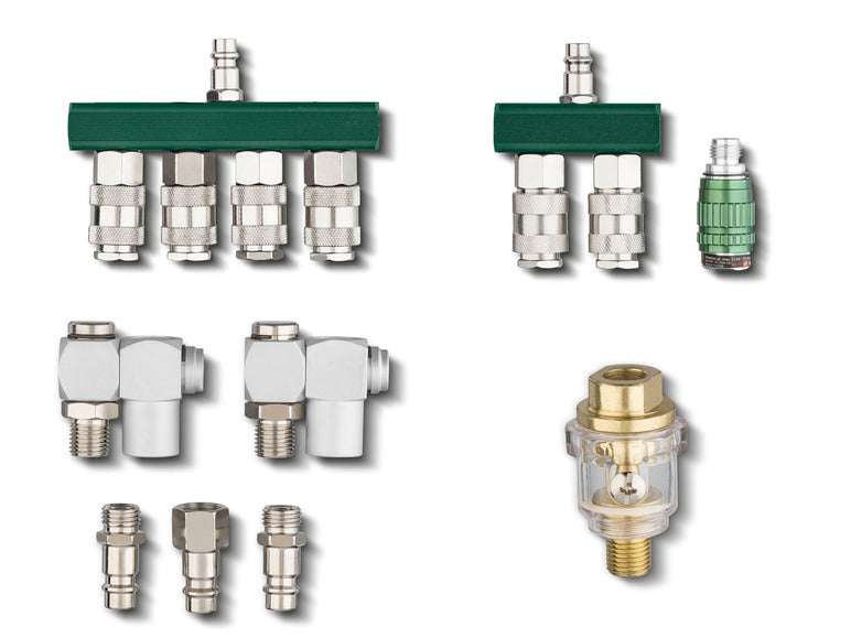 PARKSIDE® Dispensing Valve/Pneumatic Fitting Set/Compressed Air Lubricator