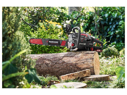 🪚 PARKSIDE PERFORMANCE® – Motosega a benzina con avviamento elettrico PPBKS 56 C3
