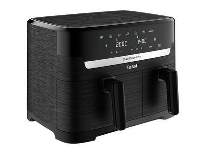 Tefal Easy Fry Dual Friggitrice ad aria a doppio cestello EY901N40, 8,3 L, 2700 W