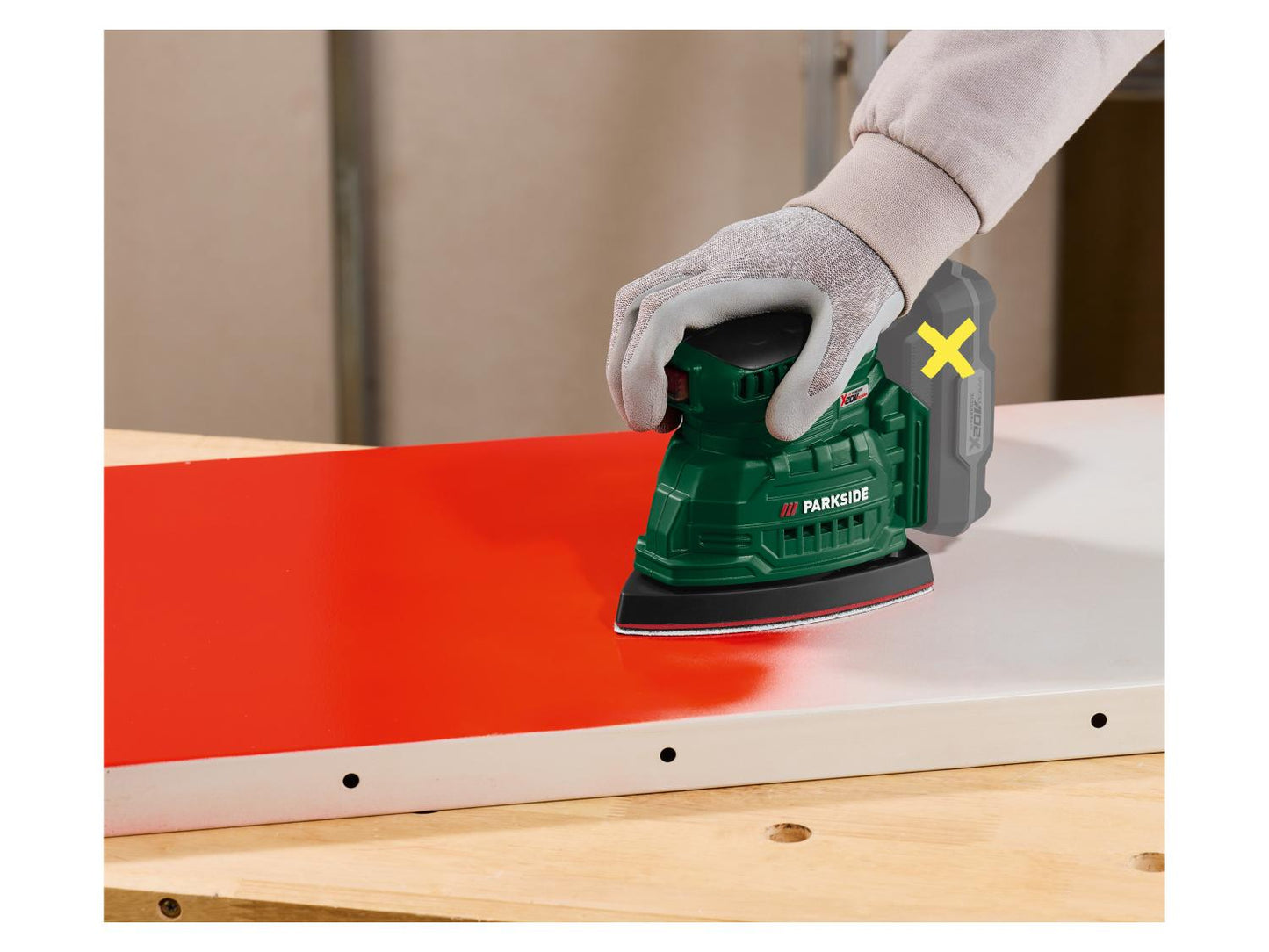PARKSIDE® Cordless multifunction sander, 20 V PAMSG 20-Li B1