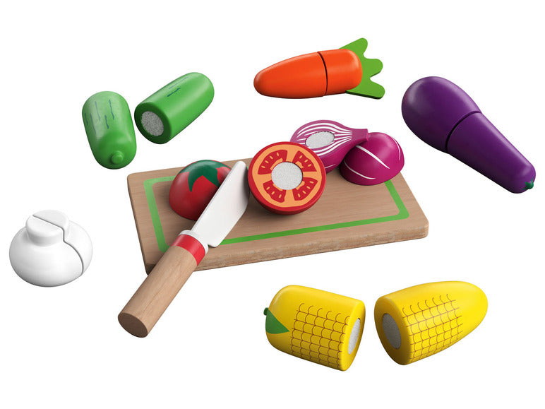 Playtive Wooden Food Set with Velcro