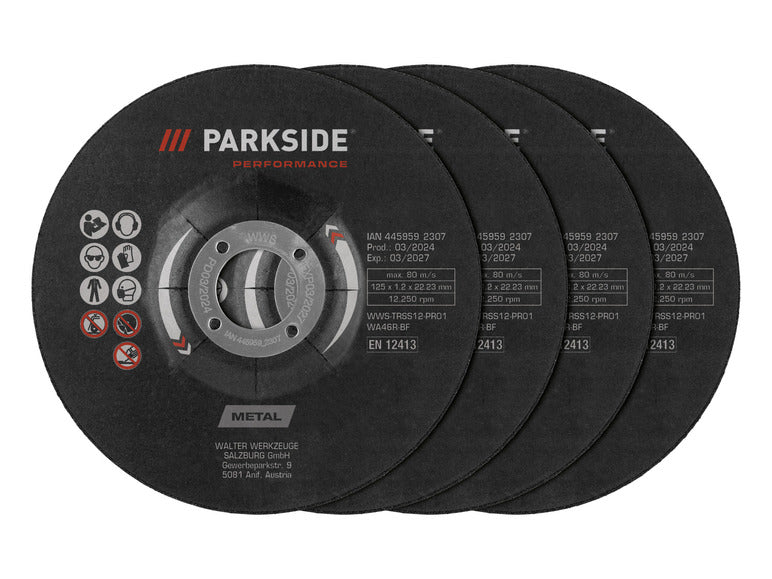 Disco PARKSIDE PERFORMANCE® per smerigliatrice angolare Ø 125 mm