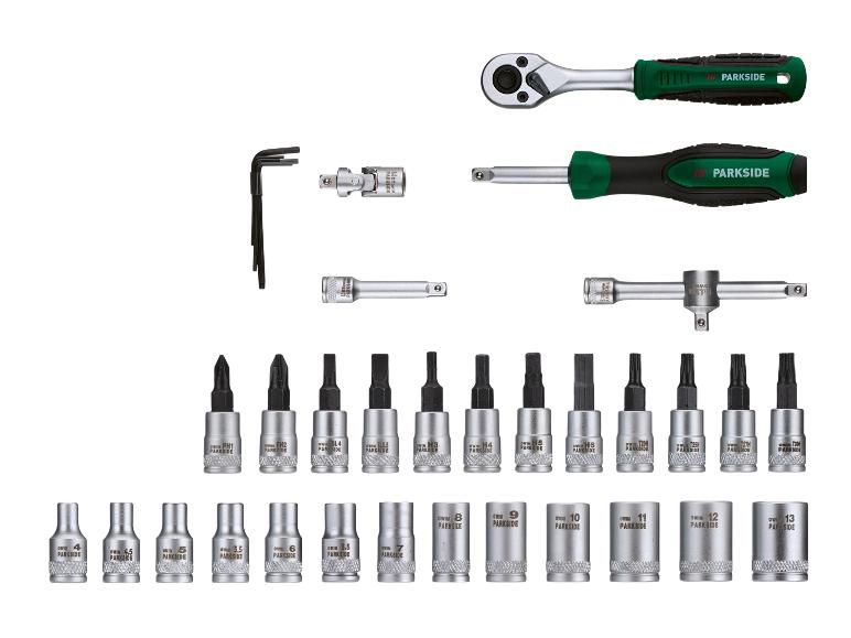 PARKSIDE® PSSS 36 A1 Socket and Bit Set