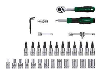 PARKSIDE® PSSS 36 A1 Socket and Bit Set