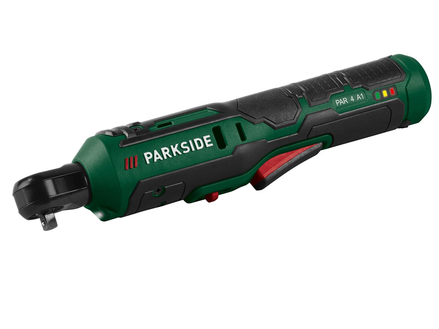 Chiave A Cricchetto Elettrica 12V Senza Fili - Set Con 2 Batterie 1500mAh, 7 Bussole, Luce LED, Coppia 40Nm, Testa Stretta 3cm