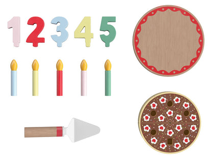 Playtive Wooden Food Set with Velcro