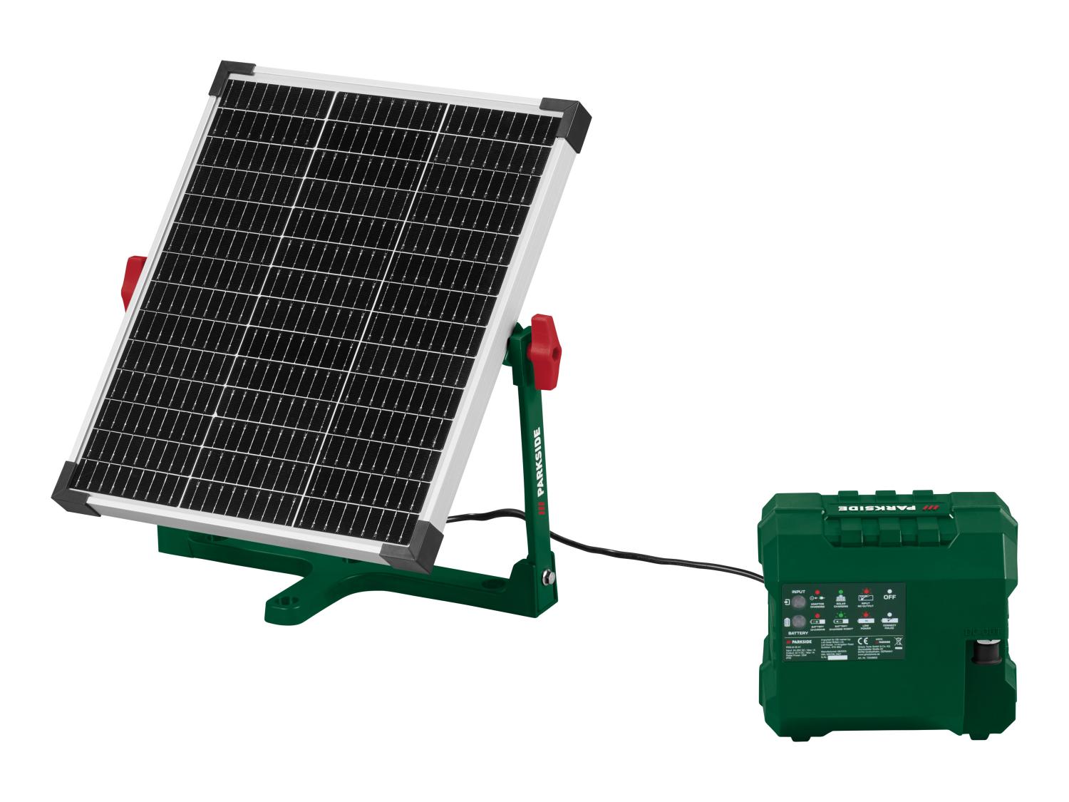 PARKSIDE® 20 V Solar Charging Station for Robotic Lawn Mower PASLM 25 ...