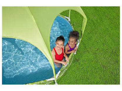 BESTWAY Splash-in-Shade Children’s Frame Pool, Ø 244 × 51 cm