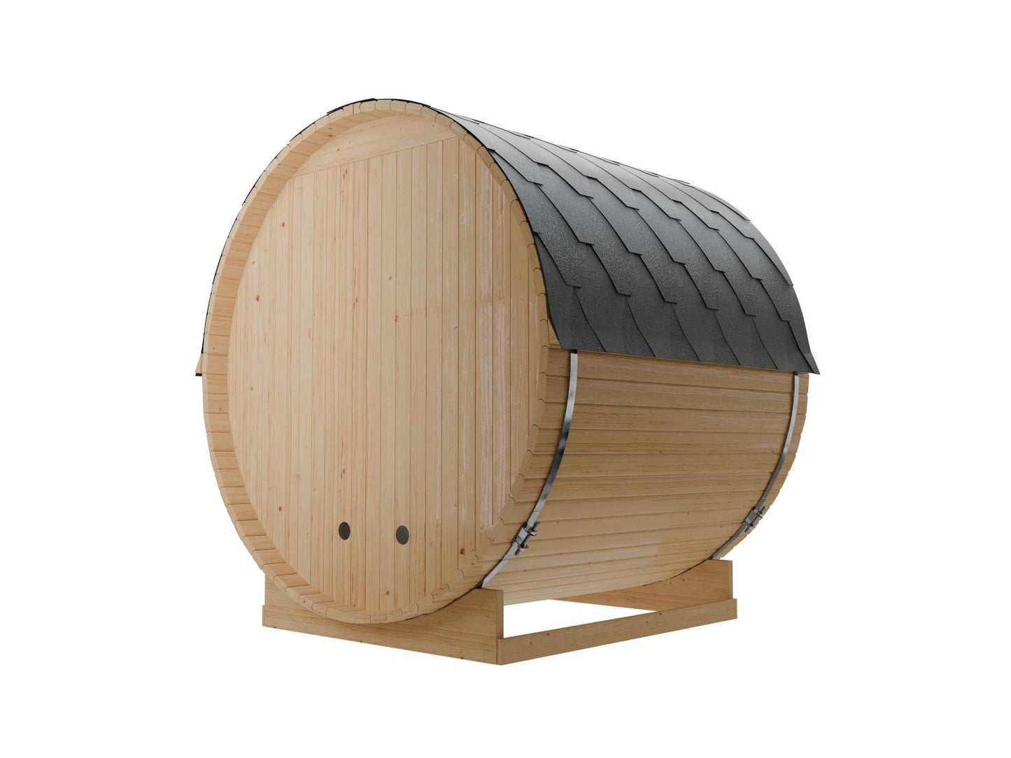 ARTSAUNA Lauko statinės formos sauna Spitzbergen 180, skirta 4 asmenims