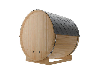 ARTSAUNA Lauko statinės formos sauna Spitzbergen 180, skirta 4 asmenims