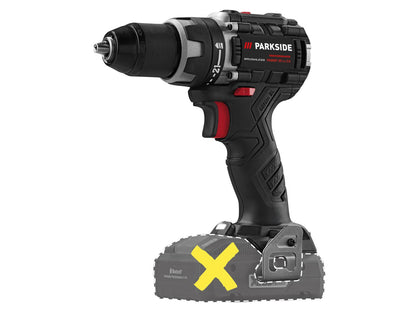 PARKSIDE PERFORMANCE® Cordless Drill Driver PABSP 20 Li C4, 20 V