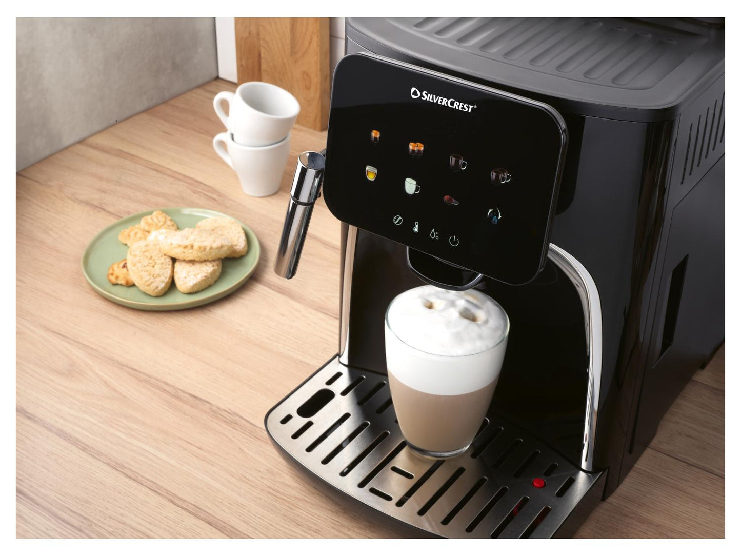 SILVERCREST® Cafetera superautomática SKVA 1450 A2