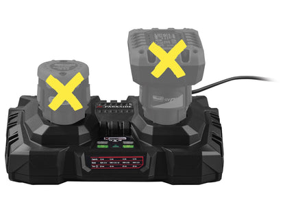 Încărcător dublu pentru baterii PARKSIDE® PDSLK 12 B2 4,5 A 12 V