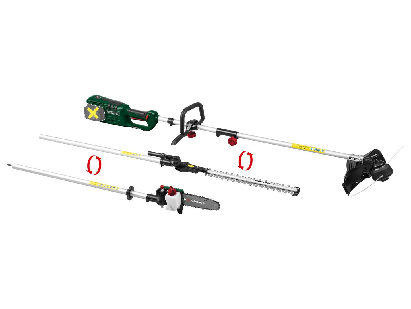 PARKSIDE® Outil de jardin multifonction sans fil 4-en-1 PAKG 40-Li A1 40 V