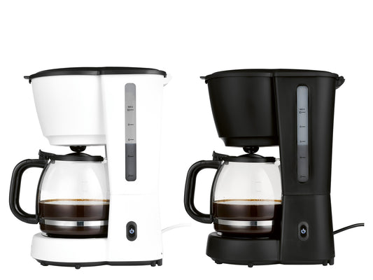SILVERCREST® Machine à café filtre SKMK 1000 A1, 1000 W, Noire ou Blanche