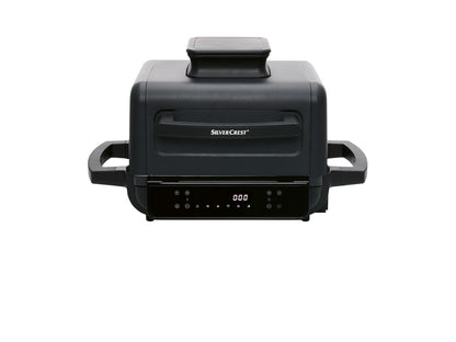 SILVERCREST® Friteuse à air chaud avec gril et fumoir SHLFS 2200 A1, 3,8 l