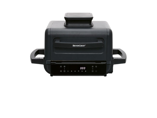 SILVERCREST® Friteuse à air chaud avec gril et fumoir SHLFS 2200 A1, 3,8 l