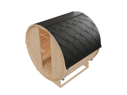 ARTSAUNA Lauko statinės formos sauna Spitzbergen 180, skirta 4 asmenims