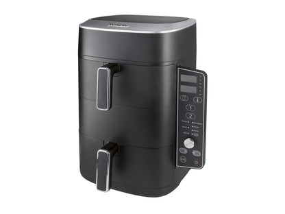 SILVERCREST® Friteuse à air chaud 2 zones superposées SHFDV 2470 A1, 9,5 l