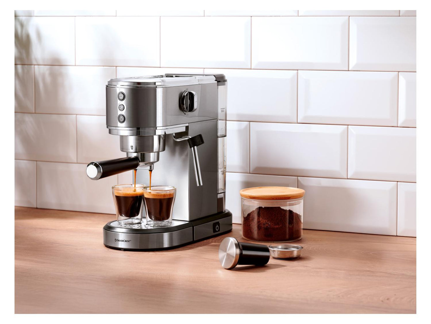 SILVERCREST® Machine à expresso Slim SEMS 1350 A2