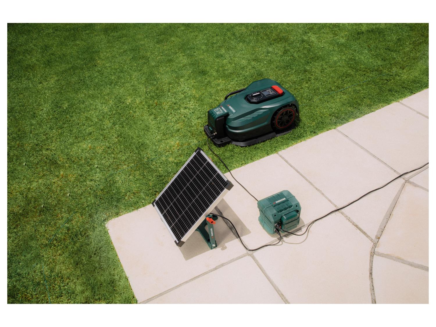 PARKSIDE® 20 V Solar Charging Station for Robotic Lawn Mower PASLM 25 ...