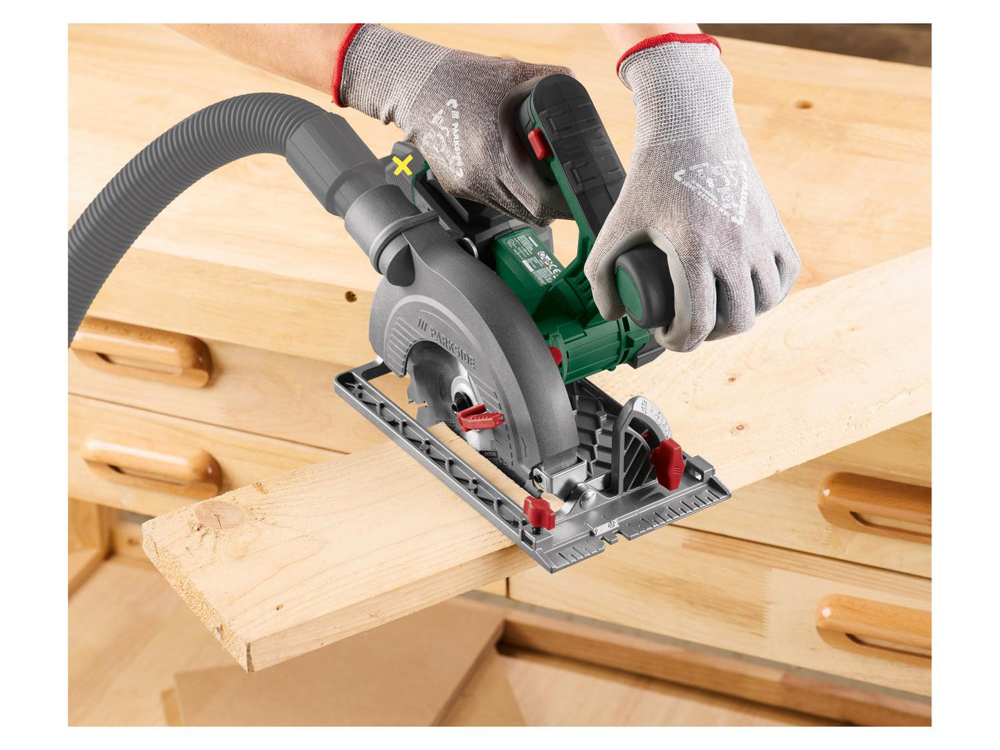 PARKSIDE® Akumulatorska kružna pila PHKSA 20-Li C4, 20 V