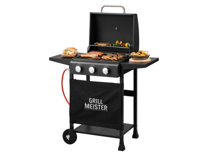 GRILLMEISTER® Barbecue à gaz 3 brûleurs HG12875, 9 kW