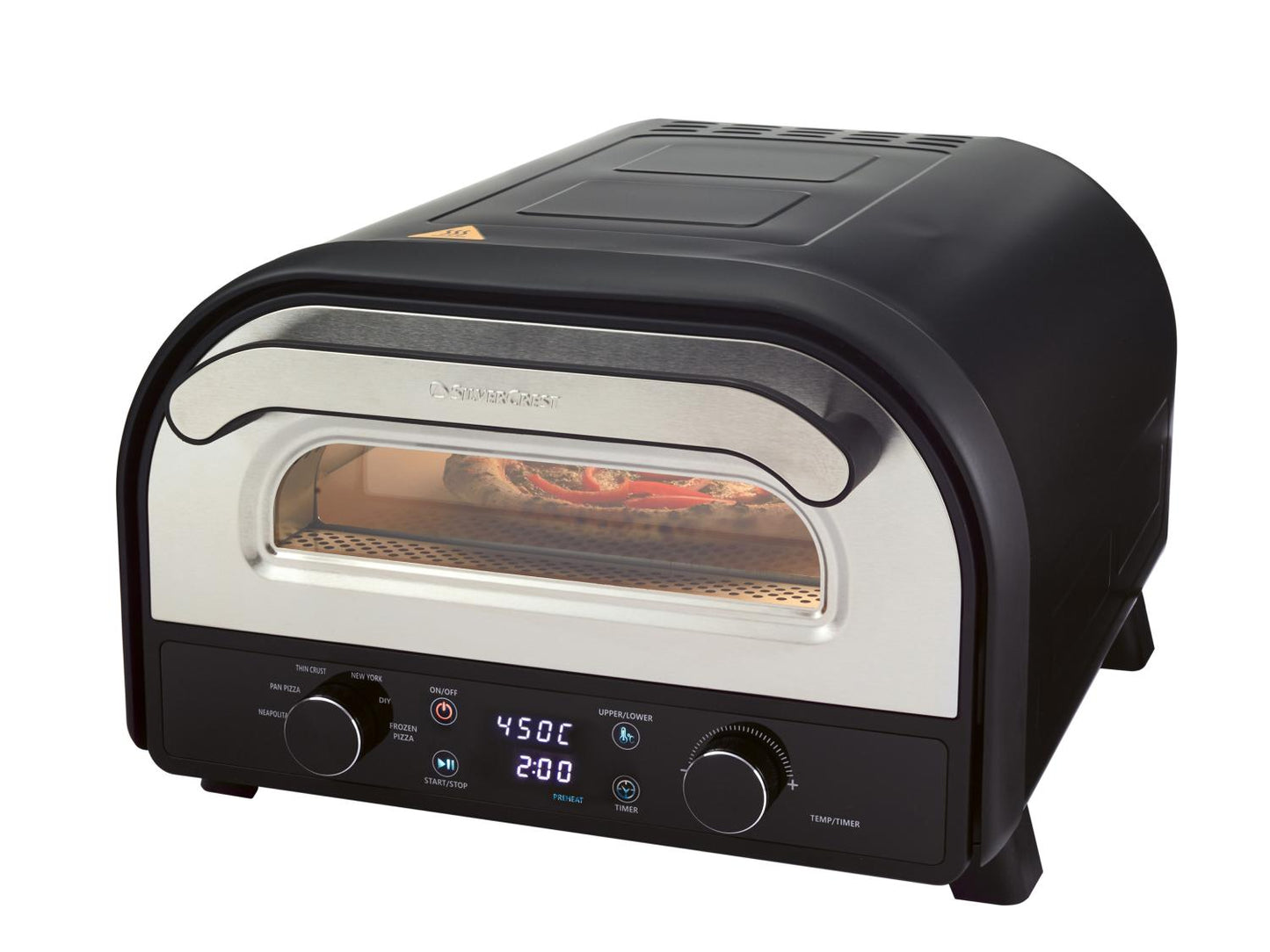 SILVERCREST® Ηλεκτρικός φούρνος πίτσας SPE 2400 A1, 2400 W