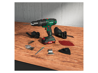 Ensemble d’appareil multifonction sans fil PARKSIDE® PKGA 20-Li C2 + batterie + chargeur, 20 V