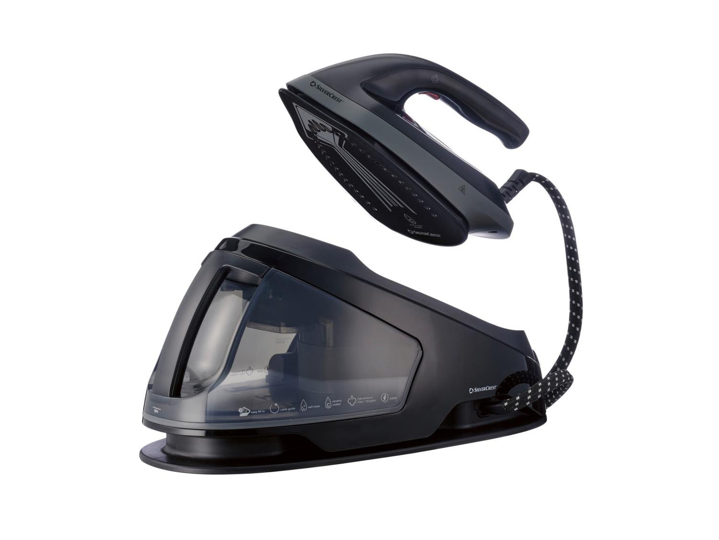 Ferro com gerador de vapor SILVERCREST® SDBE 2400 B2