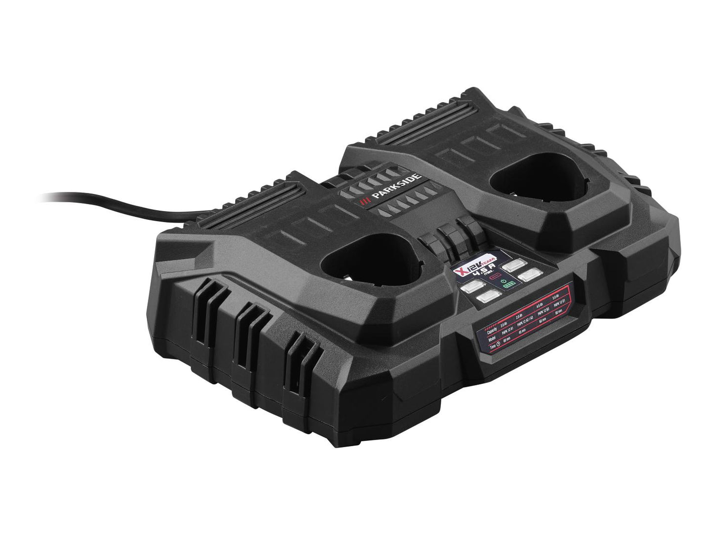 Încărcător dublu pentru baterii PARKSIDE® PDSLK 12 B2 4,5 A 12 V