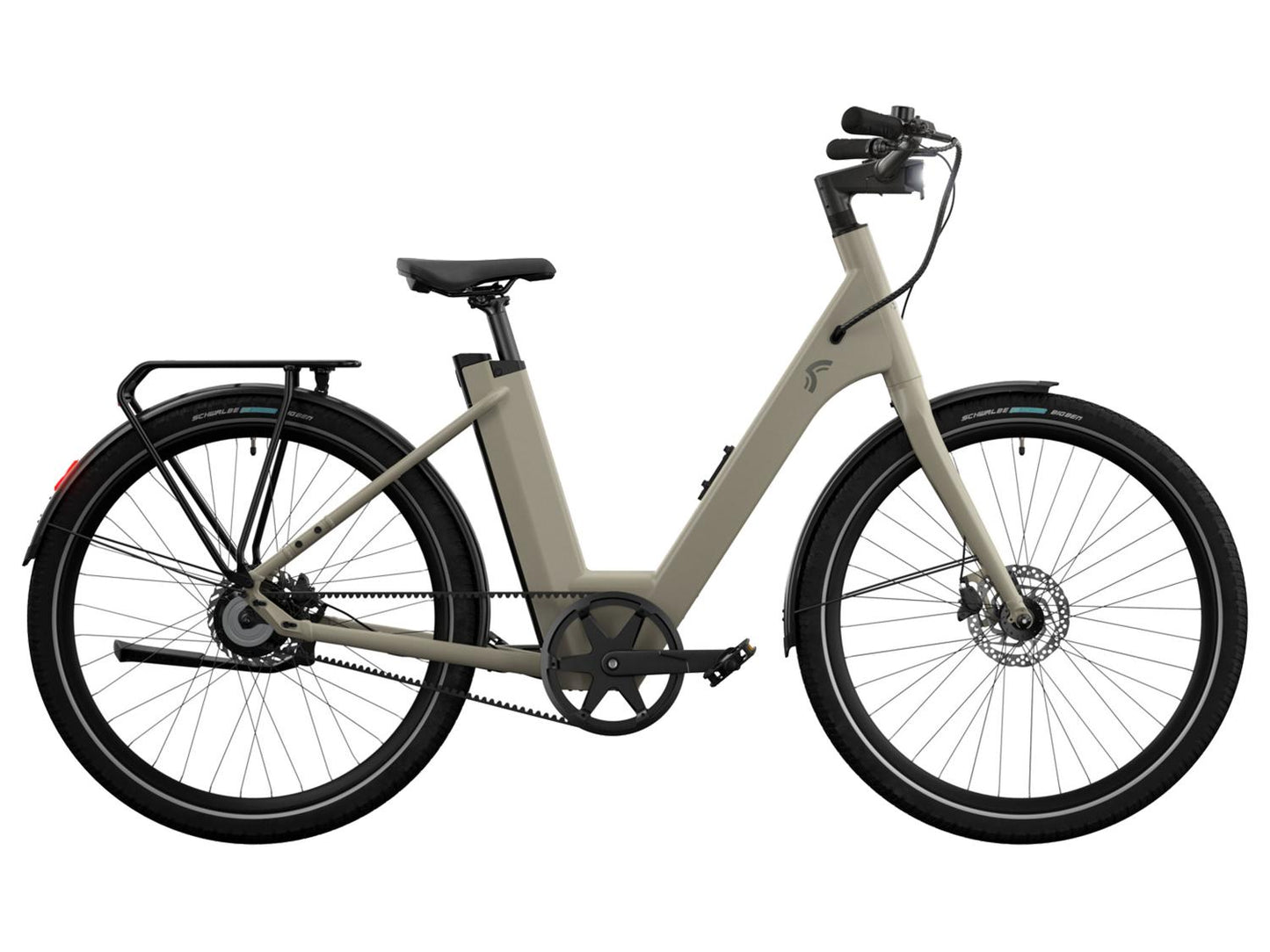 CRIVIT® Bicicletta elettrica Urban Y.3 con trasmissione a cinghia Belt Drive