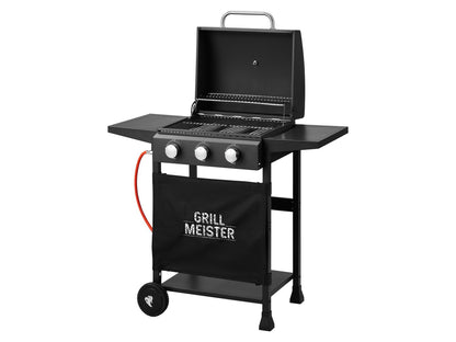 GRILLMEISTER® Barbecue à gaz 3 brûleurs HG12875, 9 kW