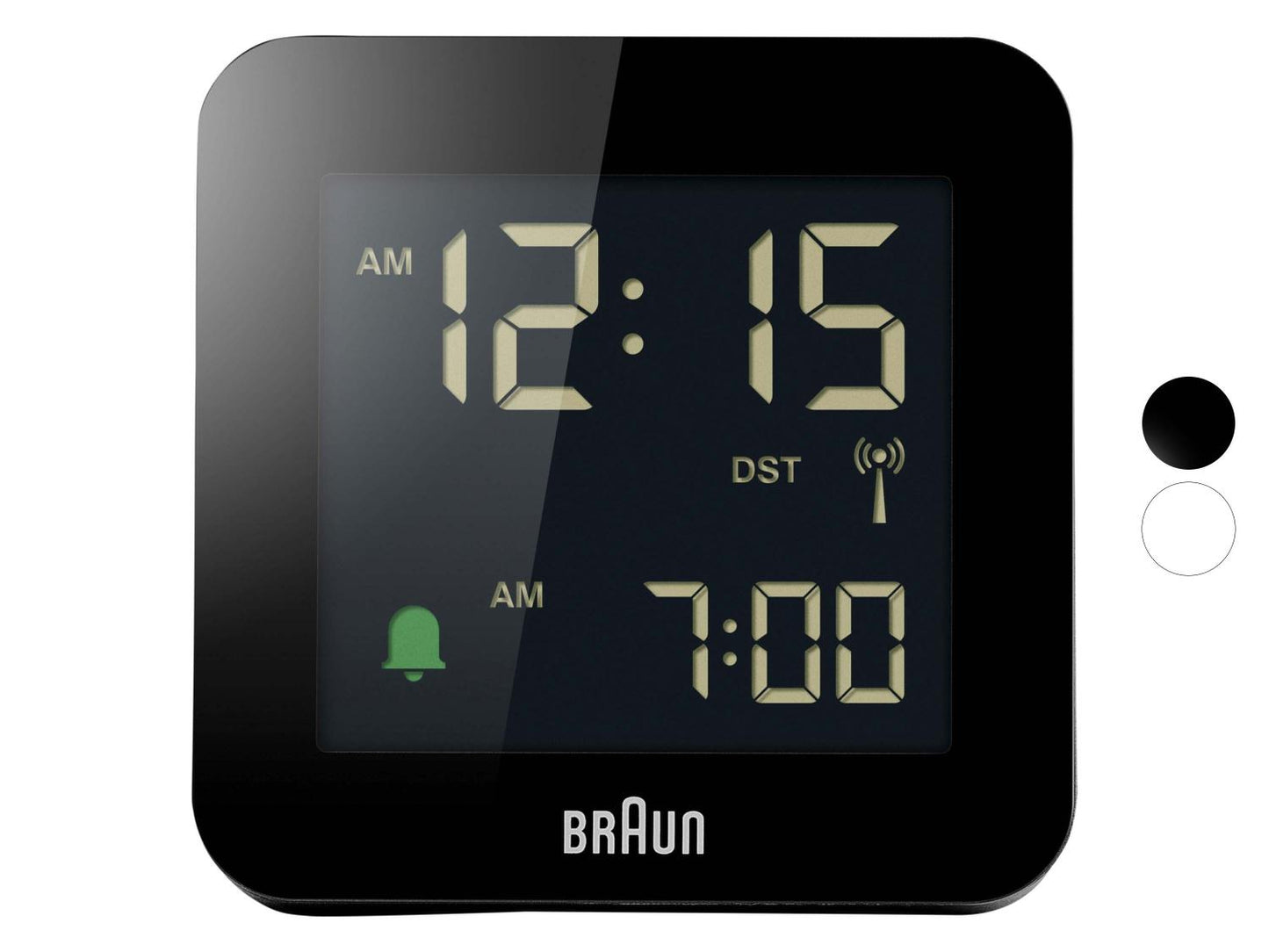 BRAUN Digitalna radijsko vodena budilka BC09B-DCF
