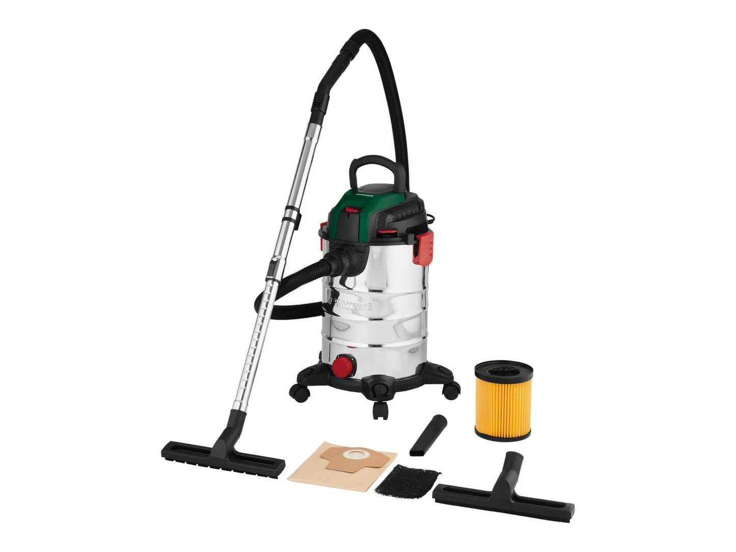 Aspiratore solidi e liquidi PARKSIDE® PWD 25 C4, 25 L, 1400 W