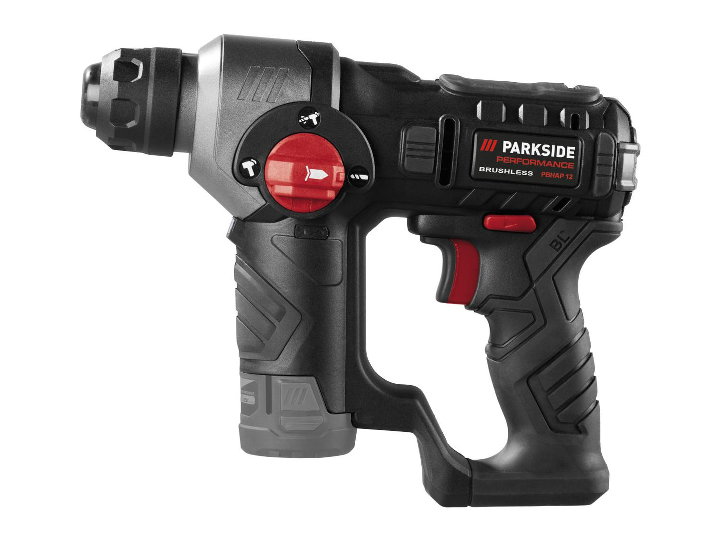 PARKSIDE PERFORMANCE® Ciocan rotopercutor fără fir PBHAP 12 A1, 12 V