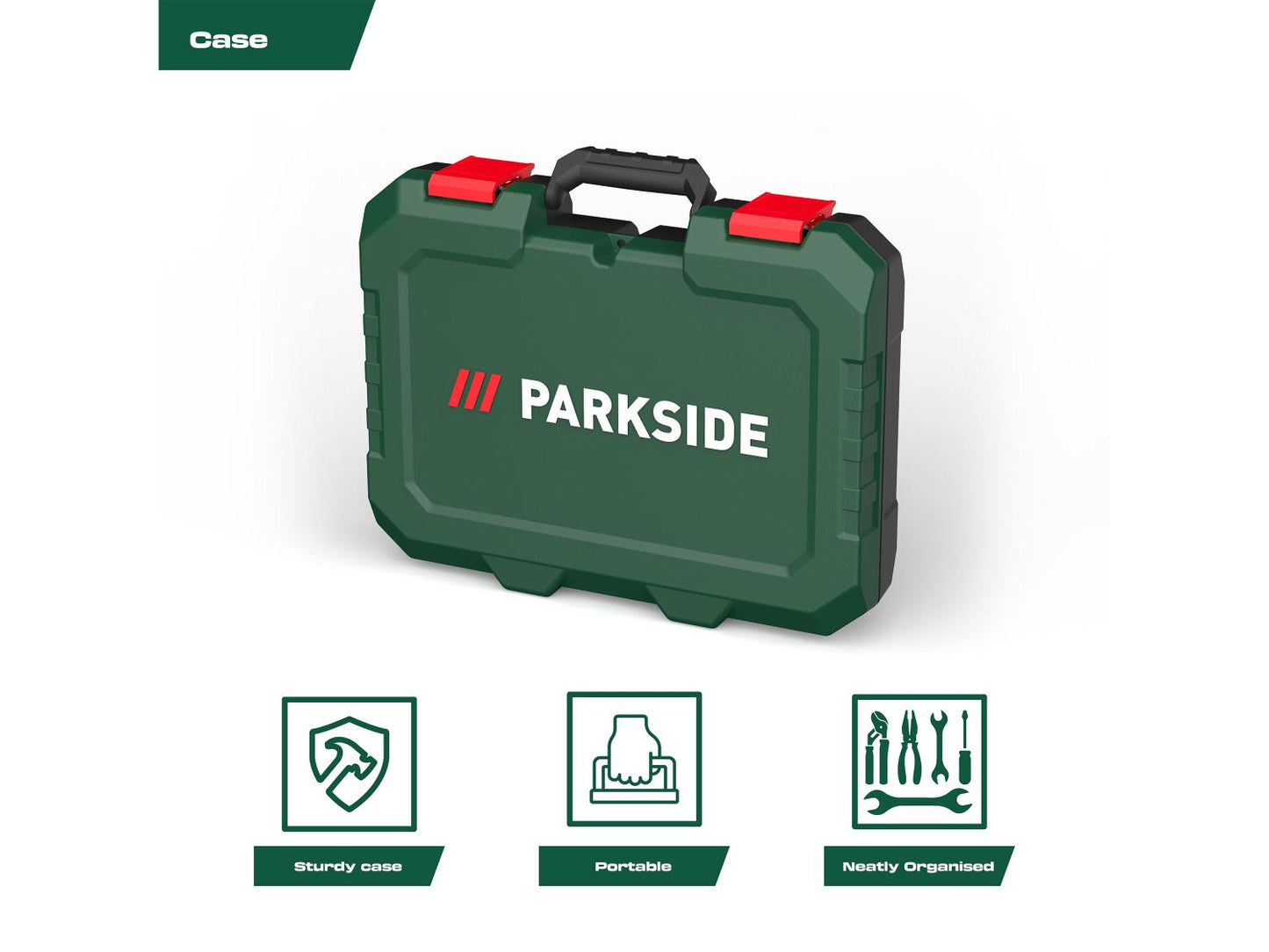 PARKSIDE® Maletín de herramientas de 90 piezas HG13981