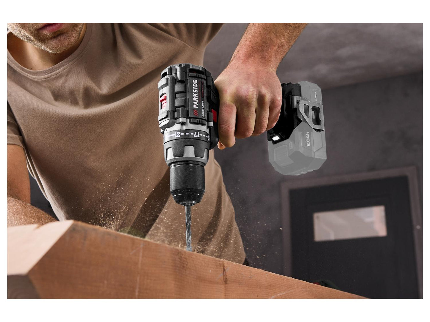 PARKSIDE PERFORMANCE® Cordless Drill Driver PABSP 20 Li C4, 20 V