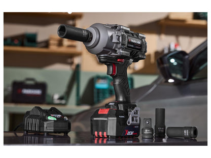 PARKSIDE PERFORMANCE® Set avvitatore a impulsi a batteria PASSP 20-Li C4 con batteria e caricabatterie, 20 V