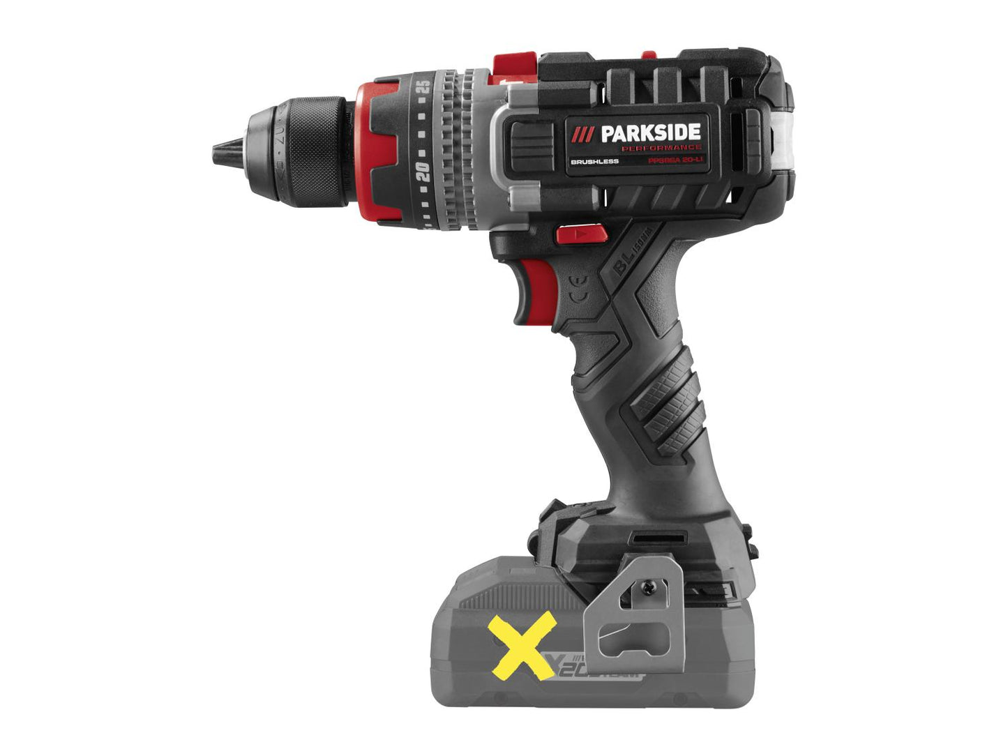 PARKSIDE PERFORMANCE® Perceuse-visseuse à percussion sans fil 20 V PPSBSA 20-Li C3