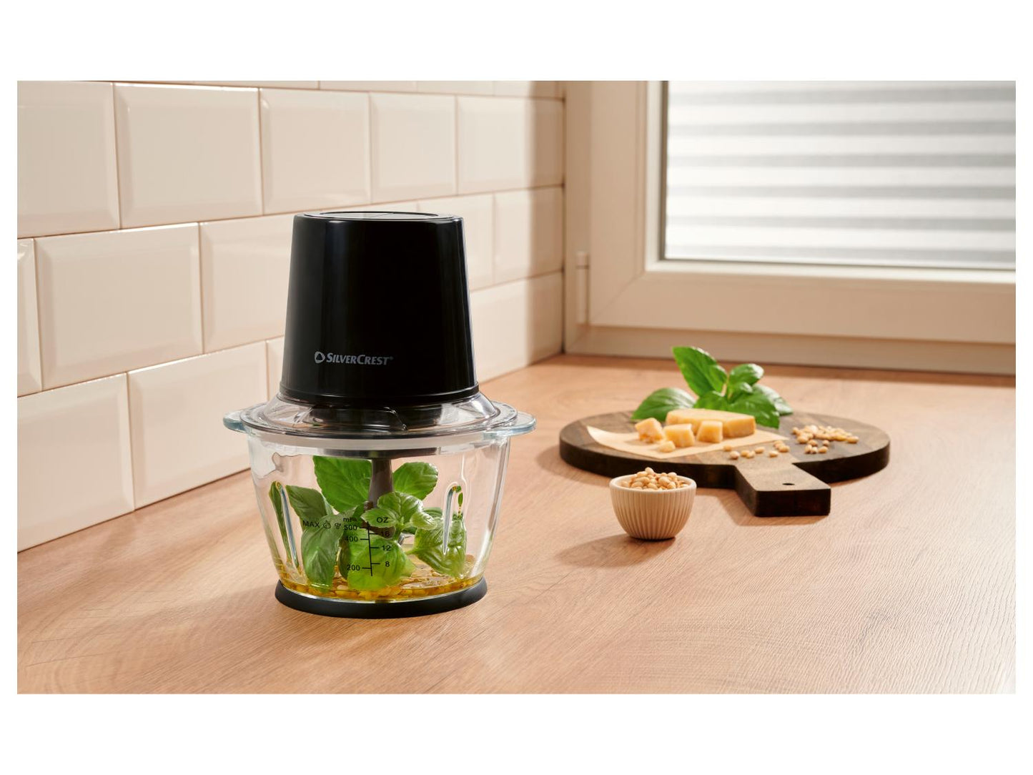SILVERCREST® Višenamjenska sjeckalica SMZC 500 E1, 500 W, zelena boja mente, ružičasta ili crna