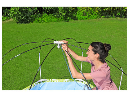 BESTWAY Splash-in-Shade Children’s Frame Pool, Ø 244 × 51 cm