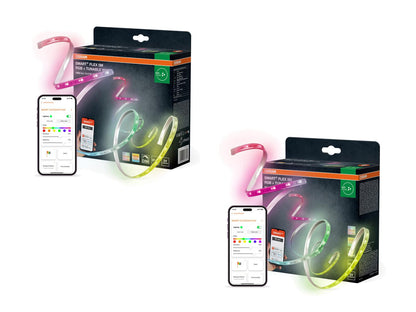 OSRAM SMART+ WiFi lanksti lauko LED juosta RGB ir reguliuojamos baltos šviesos IP44 – 3 m arba 5 m