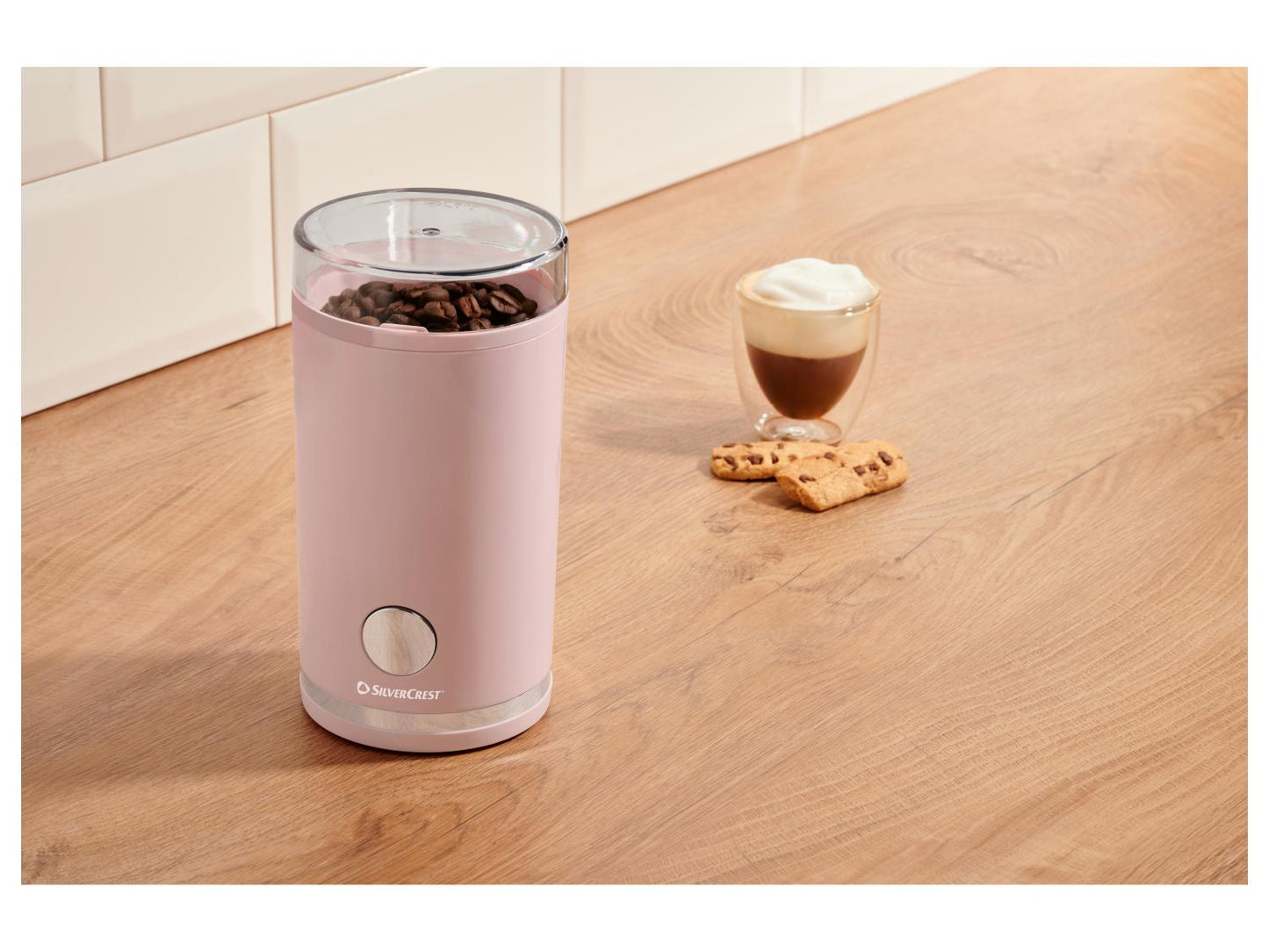 SILVERCREST® Macinacaffè elettrico SKME 180 D1, 180 W, verde menta, rosa o nero