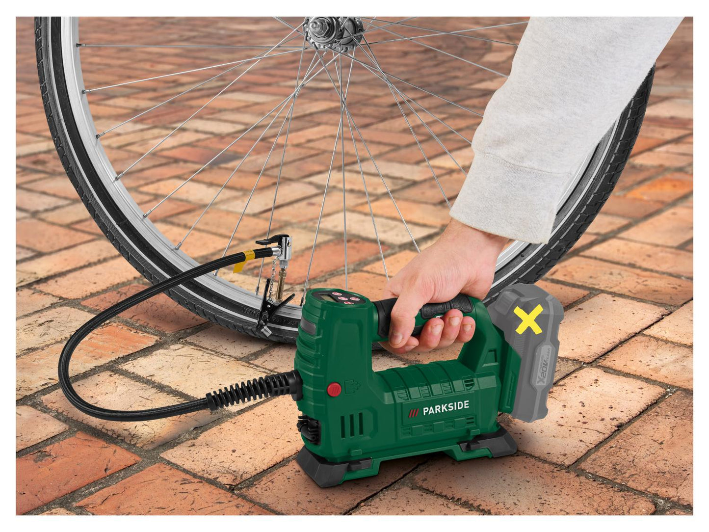 PARKSIDE® Cordless compressor PAKT 20-Li A1, 20 V